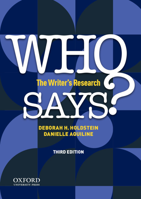Book Who Says? The Writer's Research free