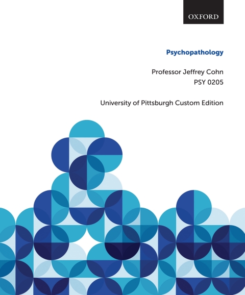 Book Psychopathology: Custom edition for the University of Pittsburgh free
