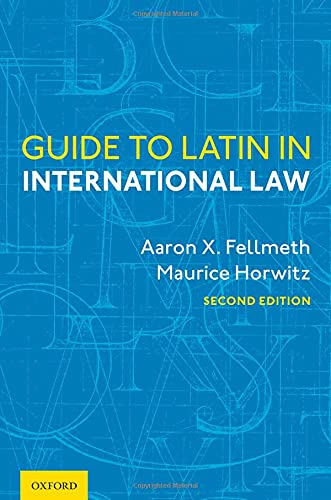 Book Guide to Latin in International Law free