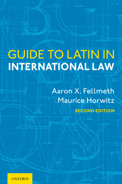 Book Guide to Latin in International Law free
