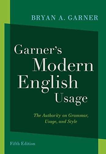 Book Garner's Modern English Usage free