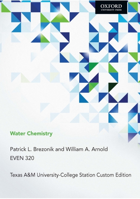 Book Texas A&M University Custom Edition Water Chemistry free