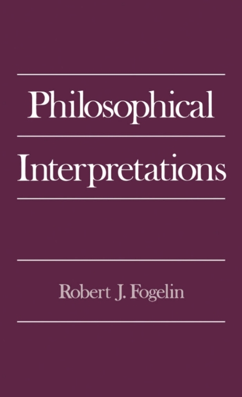 Book Philosophical Interpretations free