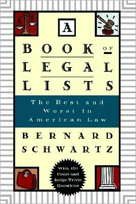 Book A Book of Legal Lists free