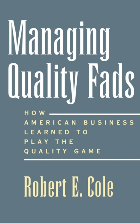 Book Managing Quality Fads free