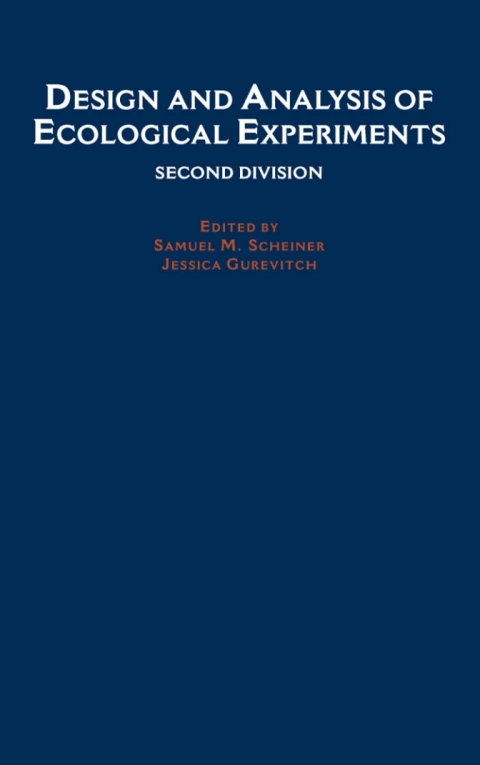 Book Design and Analysis of Ecological Experiments free