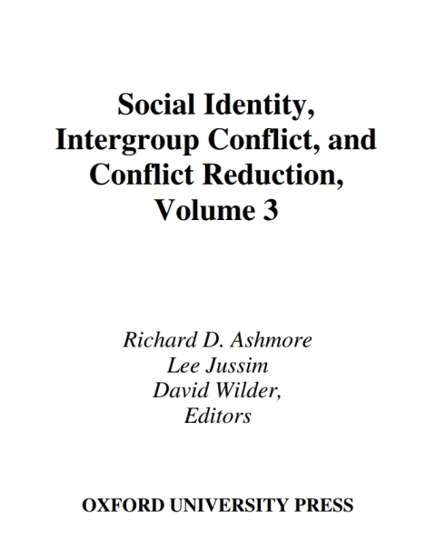 Book Social Identity, Intergroup Conflict, and Conflict Reduction free