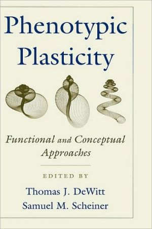 Book Phenotypic Plasticity: Functional and Conceptual Approaches (Life Sciences) free