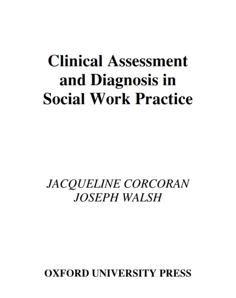 Book Clinical Assessment and Diagnosis in Social Work Practice free
