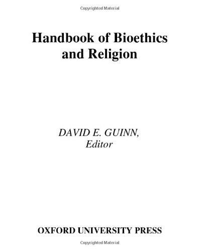 Book Handbook of Bioethics and Religion free