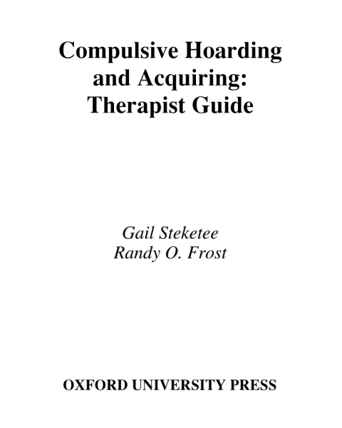 Book Compulsive Hoarding and Acquiring free