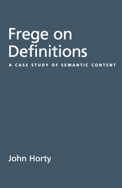 Book Frege on Definitions free