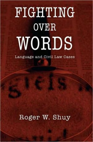 Book Fighting over Words: Language and Civil Law Cases free