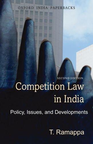 Book Competition Law in India Policy, Issues and Developments free