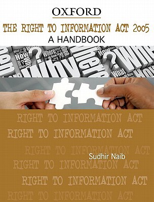 Book The Right to Information Act 2005: A Handbook (Oxford India Handbooks) free