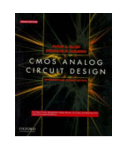 Book Cmos Analog Circuit Design free