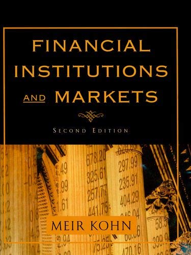 Book Financial Institutions and Markets Economy Papper Back free