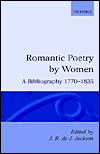 Book Romantic Poetry By Women: A Bibliography, 1770-1835 free