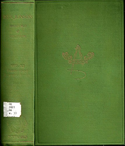 Book Complete Critical Edition 11. Commentary. Jonson's Literary Record; Supplementary Notes; Index (vol 11) free