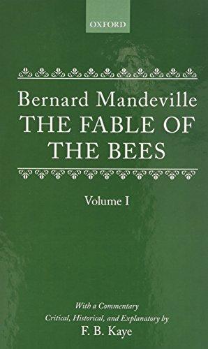 Book The Fable of the Bees: Or Private Vices, Publick Benefits (Oxford University Press Academic Monograph Reprints) free