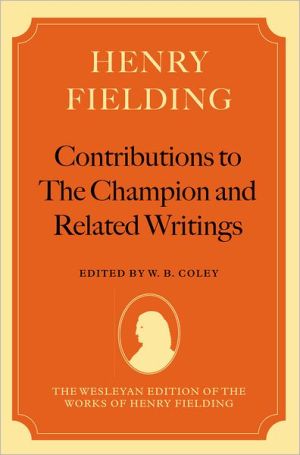 Book Contributions to The champion and related writings free