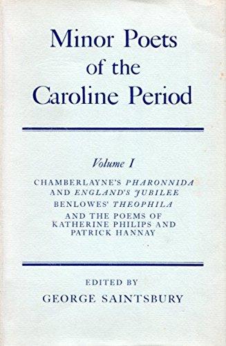 Book Minor Poets Of The Caroline Period free