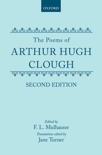Book The Poems of Arthur Hugh Clough (|c OET |t Oxford English Texts) free
