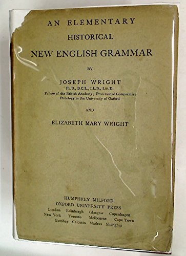 Book An Elementary Historical New English Grammar free