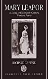 Book Mary Leapor: A Study in Eighteenth-Century Women's Poetry (Oxford English Monographs) free