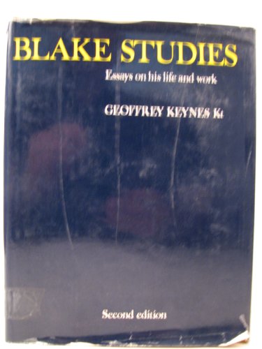 Book Blake studies: Essays on his life and work, free