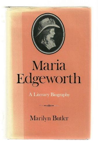 Book Maria Edgeworth: A Literary Biography free
