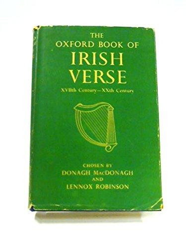 Book The New Oxford Book of Irish Verse free