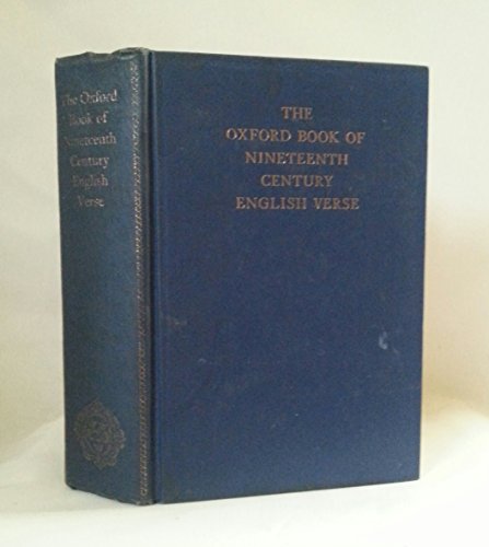 Book The Oxford Book of Nineteenth-Century English Verse free