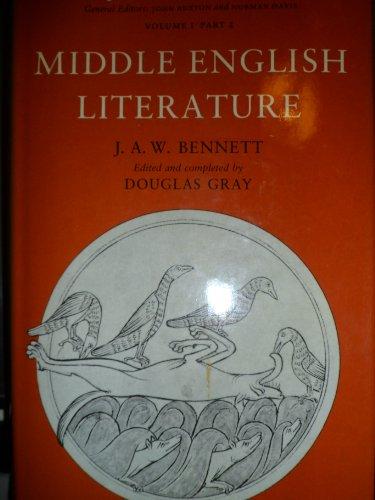 Book Middle English Literature (Oxford History of English Literature, Volume 1) free