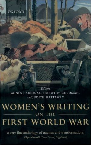 Book Women's Writing on the First World War free