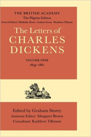 Book The Letters Of Charles Dickens: The Pilgrim Edition Volume 9: 1859-1861 (dickens: Letters Pilgrim Edition) free