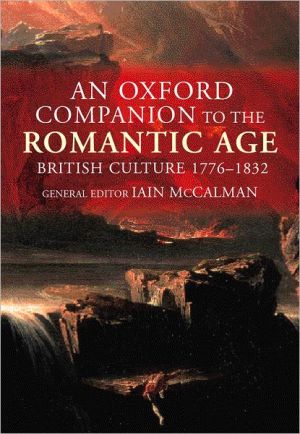 Book An Oxford Companion to the Romantic Age: British Culture 1776-1832 free