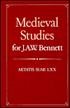 Book Medieval Studies for J. A. W. Bennett: Aetatis suae LXX free