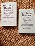 Book Sir Thomas Browne's Pseudodoxia epidemica (Oxford English texts) free