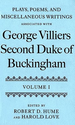 Book Plays, Poems, and Miscellaneous Writings associated with George Villiers, Second Duke of Buckingham: Two-volume Set (v. 1 & 2) free