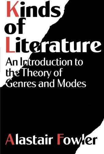 Book Kinds of Literature - An Introduction to the Theory of Genres and Modes free