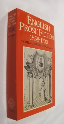 Book English Prose Fiction 1558-1700: A Critical History free