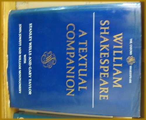 Book William Shakespeare: A Textual Companion (Oxford Shakespeare) free