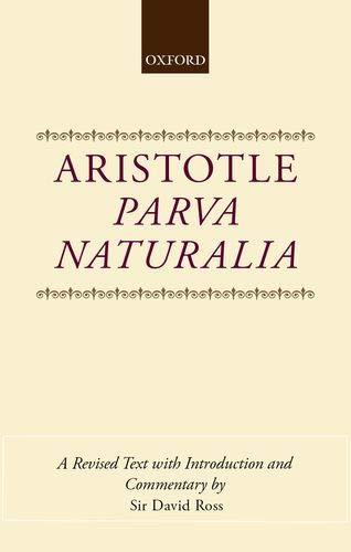 Book Parva Naturalia (Oxford Scholarly Classics) free