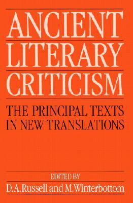 Book Ancient Literary Criticism: The Principal Texts in New Translations free