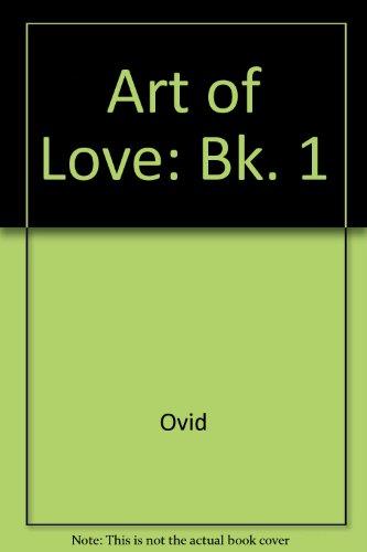 Book Ars Amatoria: Book One free