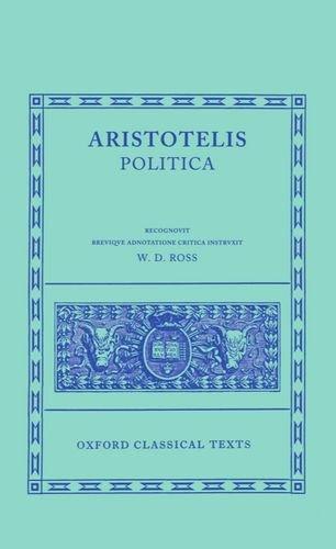 Book Politica (Oxford Classical Texts) (Greek and Latin Edition) free