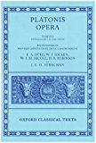 Book Opera: Volume I: Euthyphro, Apologia Socratis, Crito, Phaedo, Cratylus, Sophista, Politicus, Theaetetus (Oxford Classical Texts) free