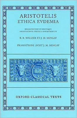 Book Ethica Eudemia (Oxford Classical Texts) free