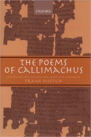 Book The Poems of Callimachus free